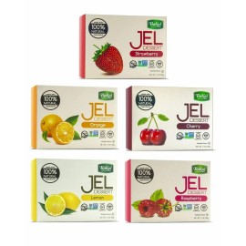 Bakol Vegan Jello Variety Pack, Kosher Dessert Gelatin, 3 oz (Pack of 5)