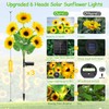 Solar Lights Outdoor Garden Decor, Upgraded 6 Pack with 36