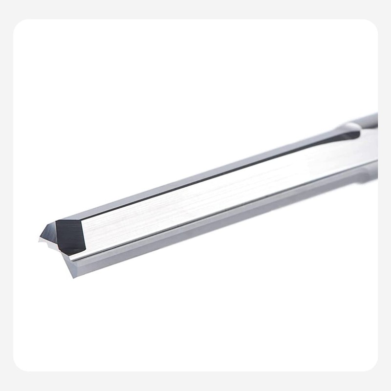 SpeTool Pack of 5 2 Flutes Straight Cutter 6 mm
