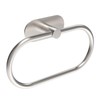 WZRUA Adhesive Towel Holder for Bathroom Brushed Nickel No Drill