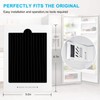SEISSO Carbon Activated Refrigerator Air Filter Replacement,Compatible with Frigidaire Pure