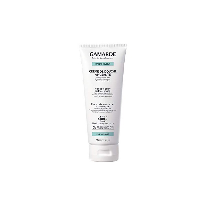 Gamarde Organic Gentle Hygiene Soothing Shower Cream 200ml