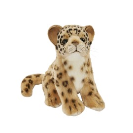 Hansa Leopard Baby Sitting Plush Toy 18cmH