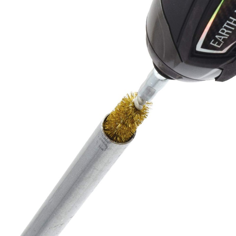 Takagi Earth Man Hexagonal Shaft Screw Rebrush Brass Φ0.5 inches