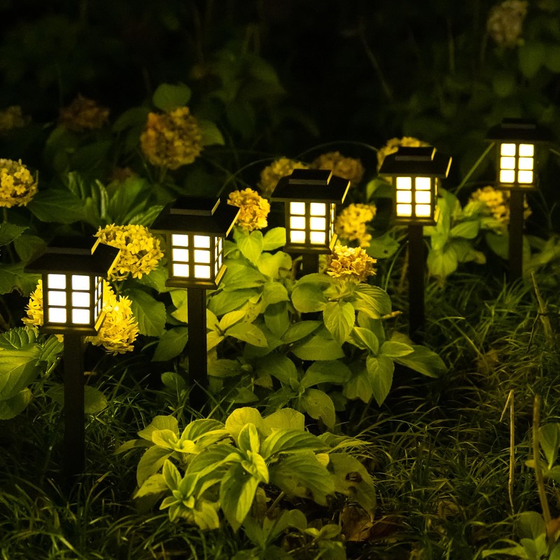 SOLPEX 16 Pack Solar Outdoor Lights, Path Lights, Walkway Lights