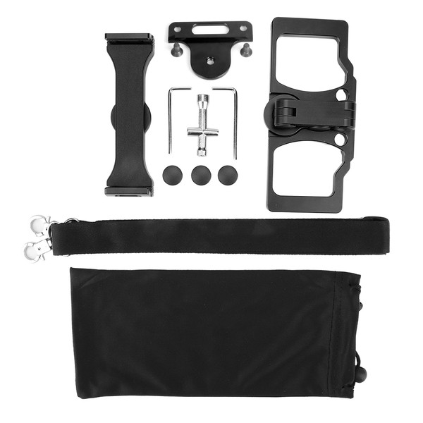 Phone Tablet Holder Bracket for DJI Remote Controller (Black, With