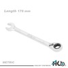 HB 13MM 120-Tooth Non-Slip Reversible Ratchet Wrench, Metric, Made In