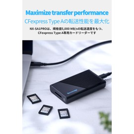 Nextorage Japan Cfexpress Type A Card Reader USB 40Gbps USB 4 Type C Suitable for Cfexpress 4.0 Type A Memory Cards