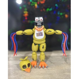 Withered Chica COLOR Articulating Figure FNAF Five Nights At Freddy’s