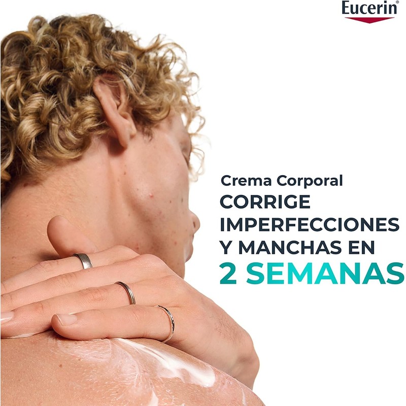 EUCERIN DermoPure Triple Effect Crema Corporal (200ml) Anti-Imperfecciones, Anti-Manchas, Anti-Brillo,