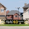 RoadSea Cheers to 40 Years Large Banner - 40th Birthday