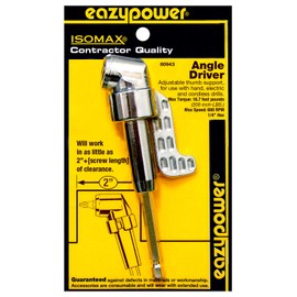 Eazy Power 80943 Angle Driver Attachment with 1/4 in. Hex Shank, assorted, handheld