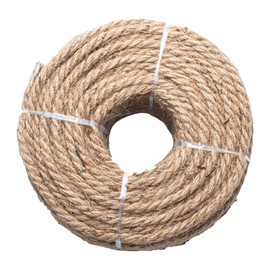SGT KNOTS Twisted Jute Rope - Natural Fiber for Crafts, Garden, Packing, Home Decor & More (3/16" x 100ft)