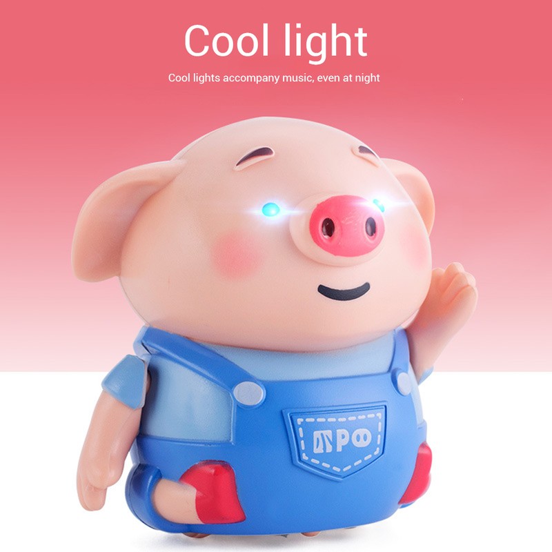 Inductive Cute Pig Car Toys Auto Induction Pig Follow Drawn