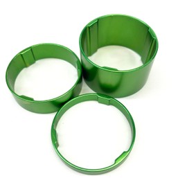 Avedio 70592 Lightweight Aluminum Spacers 0.2 inch (5 mm), 0.4 inch (10 mm), 0.8 inch (20 mm), Green, 1 Each
