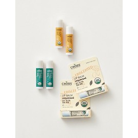 CHOBS [CHOBS] 유기농 립밤 듀오 세트 5g x 2개입 3종(레몬 / 페퍼민트 / 무 향)(택1) [CHOBS] Organic Lip Balm Duo Set 5g x 2 pieces 3 types (Lemon / Peppermint / Unscented) (Choose 1)