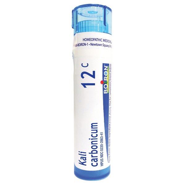 Boiron Kali Carbonicum 12C, 80 Pellets, Homeopathic Medicine for Colds