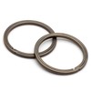 TUNUKE Ti Titanium Ring, Keychain, Key Ring, Key Hook, Carabiner,