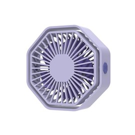 TALIPKOT USB Desk Fan, PowerfulMini Fan, Portable USB Fan with 3 Speeds, Quiet Table Personal Fan, 360°Rotate Coolness, USB Powered Small Table Fan for Home,Office, Bedroom, Desktop,Travel (Purple)