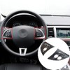 Steering Wheel Button Frame Styling Cover Trim Compatible with Jaguar