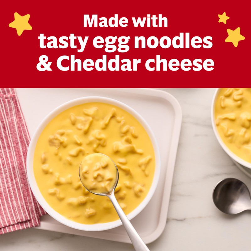 Campbell’s Condensed Kids Cheddar Cheesy Noodle Soup, 10.5 oz Can