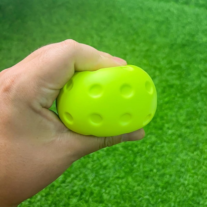 Liahelianx Noise-Reducing Foam Pickleballs-Soft PU Practice Balls for Indoor/Outdoor Training,