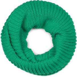 styleBREAKER Fine Rib Knitted Scarf, Plain Loop Scarf, Unisex 01018112 - Loop