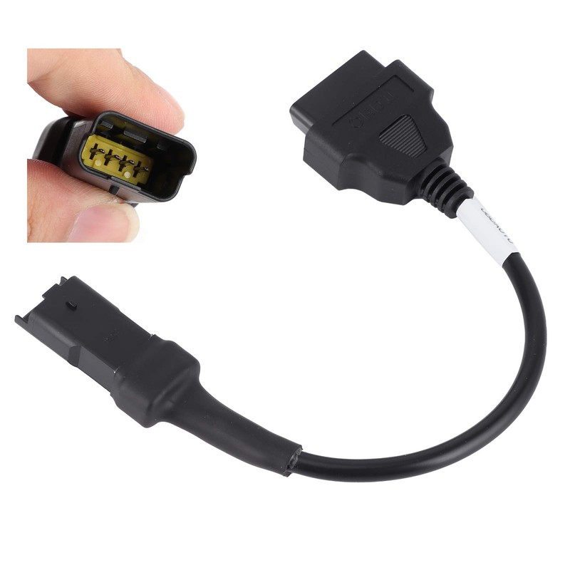 OBD2 Diagnostic Cable, 4 Pin to OBD2 Diagnostic Adapter Cable,