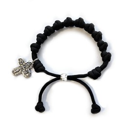 Rugged Rosaries - Paracord Rosary Bracelet - Catholic Devotional Medal