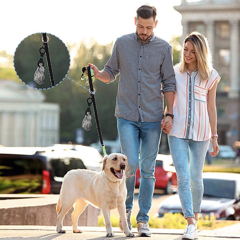 PuppyDoggy Dog Poop Bag Holder for Leash Waste Bag Carrier