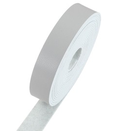 CDY Faux Leather Strap 1 Inch Wide 200 Inches Long Leather Strip for DIY Craft Projects,Soft Leather Straps 2mm Thick Very Suitable for Traction Ropes, Bag Straps (Grey)
