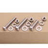 M10-1.5 x 75mm (6 Sets) Hex Bolt with Hex Nut,