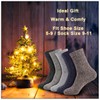 Heatuff - Calcetines de lana de invierno para mujer, cálidos,