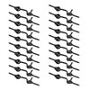 Wealrit 20 Set Hook and Eye Latch for Door Iron