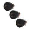 3Pcs American 3 Pole Plugs Compact Plastic Anti Loose Portable