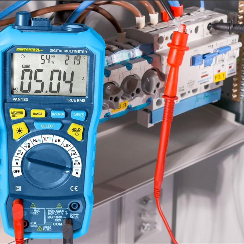 Pancontrol PAN 185 Digital Multimeter, Multisensor Meter True RMS CAT