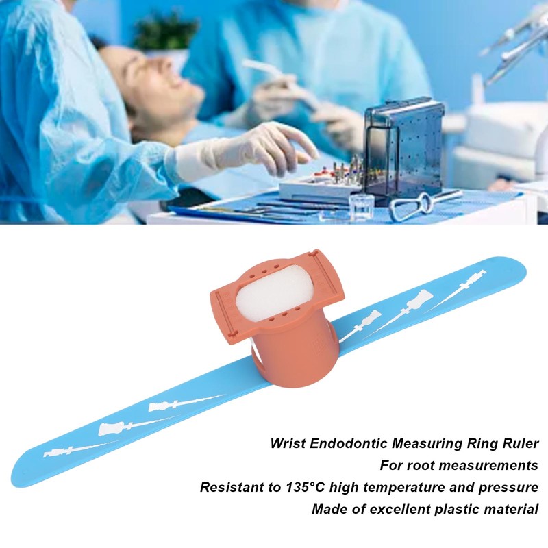 Wrist Endodontic Measuring Ring File Ruler Accurate Robust Dental Endo