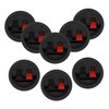 Levemolo 8Pcs Speaker Wire Connector Clamps Round Spring Clip Terminal