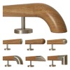 TIBU Oak Wooden Handrail Railing 0.3 m - 6 m,