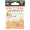 Gamakatsu single hook flushy Hiramasa No. 13 16 pieces 66703