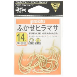 Gamakatsu single hook flushy Hiramasa No. 13 16 pieces 66703