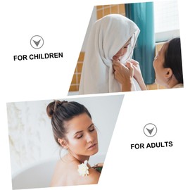 SAFIGLE Solid Color Adjustable Hair Bonnet Night Sleeping Salon Cap for Hair Loss Protection Comfortable Bathroom Cap for Men and Women Quality Durable Material Elastic Edge Design