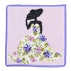 Fayler FEILER Handkerchief Hand Towel, Ladies, Flower, Lilac, Violet, 9.8