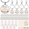 Threehoney 48 Sets Volunteer Appreciation Gifts Bulk Thank You Keychain