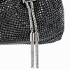 Women Rhinestone Tassel Bucket Bag Sparkling Evening Clutch Diamond Purse