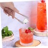 Mobestech 4pcs Ice Cube Tongs Stainless Steel Food Tongs Non-Slip