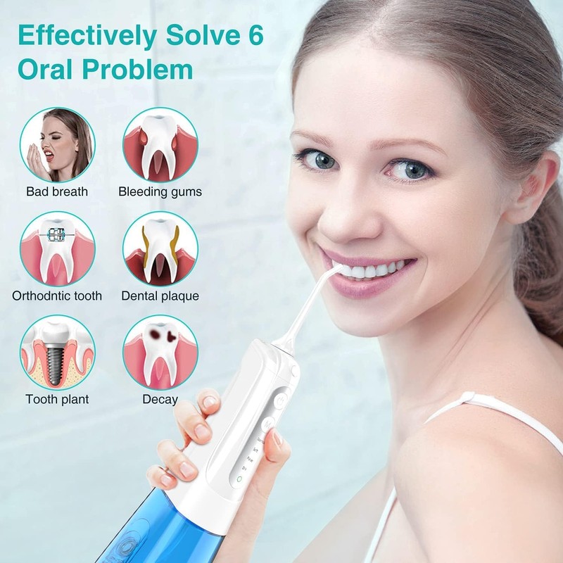 Water Flosser Professional for Teeth, Water Jet Tips for Family,