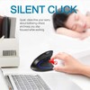 MTAZEG Wireless vertical Mouse Rechargeable Ergonomic Mouse 2.4G USB Optical