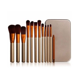 Premium 12-Piece Makeup Brush Set with Case Set