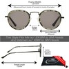proSPORT Reading Sunglass Full Sun Readers +3.00 Marble Small Size